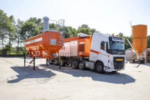 Roos Groep - Innovatie - Verrijdbare betoncentrale